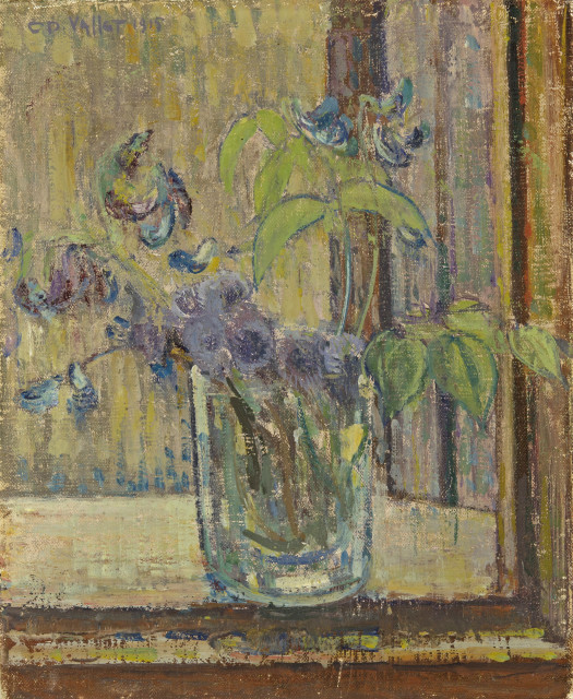 Edouard Vallet : Bouquet de fleurs des alpes, 1915 