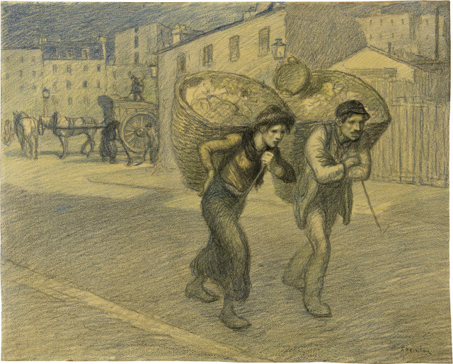 Théophile Steinlen : Le retour des champs, Um 1896 