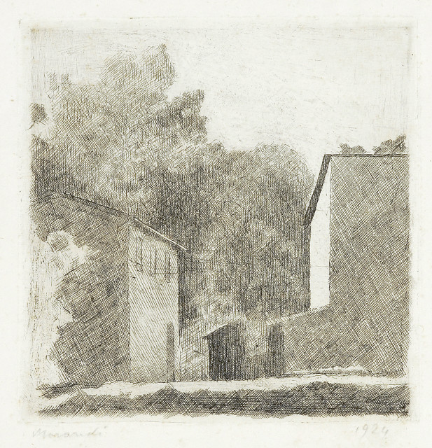 Giorgio Morandi : Paesaggio (Chiesanuova), 1924 