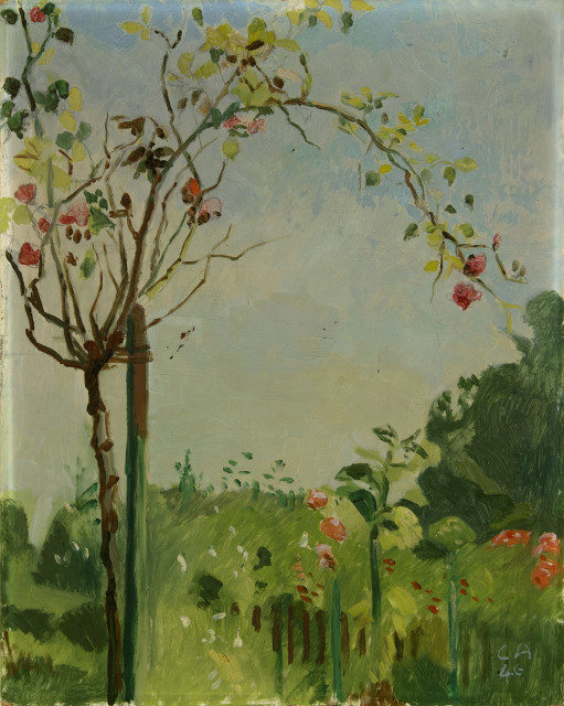 Cuno Amiet : Rosenbäumchen, 1946 