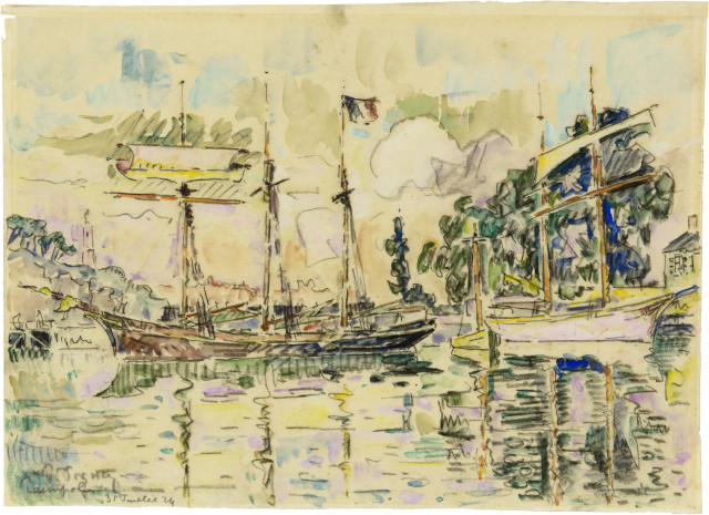 Paul Signac  : Paimpol , 1926 