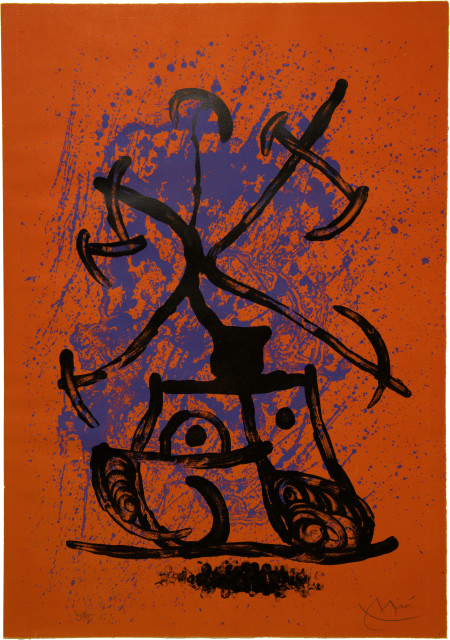 Joan Miró : L’Entraineuse – Rouge, 1969 
