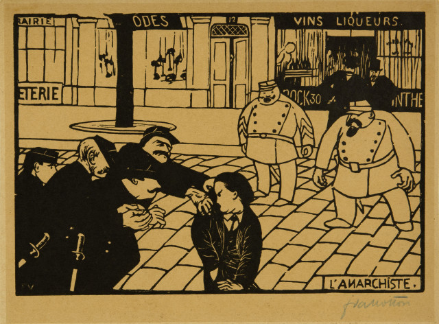 Félix Vallotton  : L'Anarchiste , 1892 