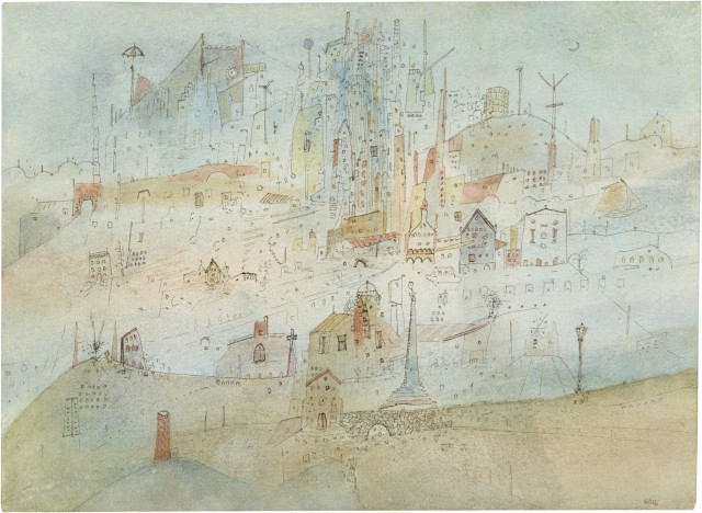 Wols (Alfred Otto Wolfgang Schulze)  : Ville arabe - Ville promenade N° II , Um 1943/44 