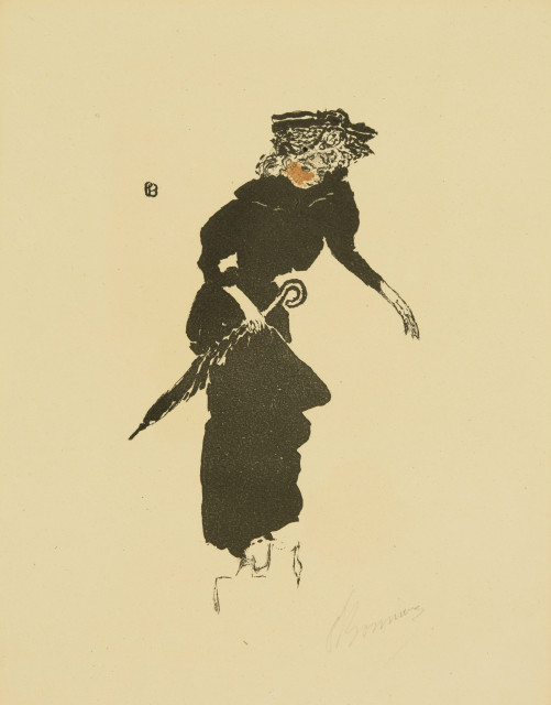 Pierre Bonnard : Femme au parapluie, 1895 