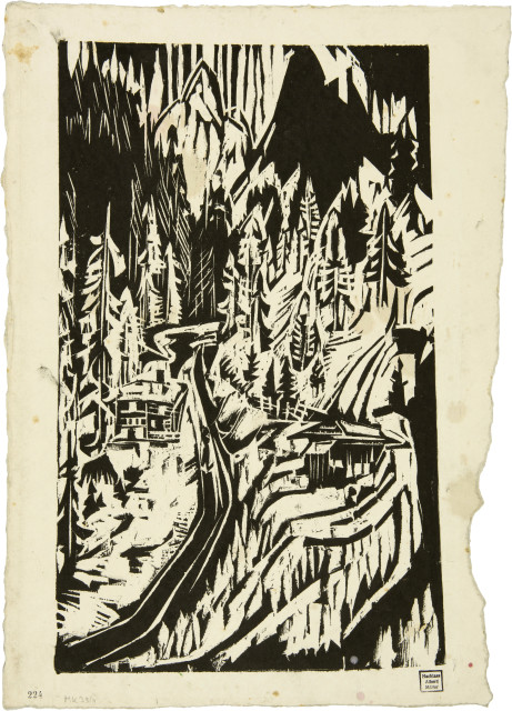Albert Müller : Sertigtal, 1925 