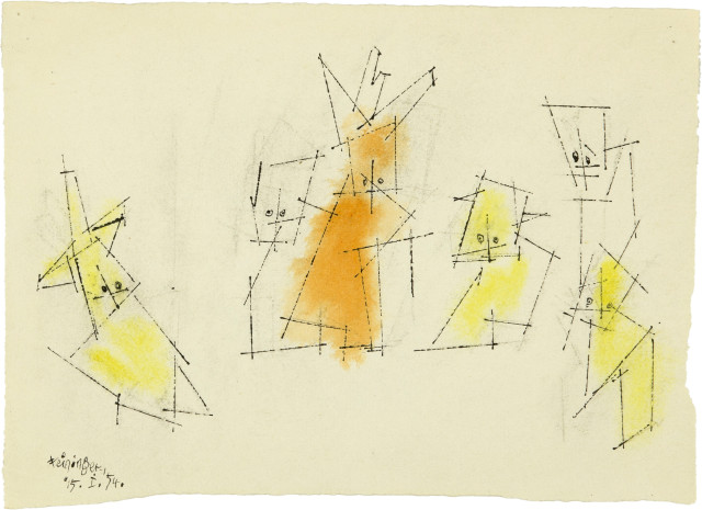 Lyonel Feininger : Ghosties, 1954 