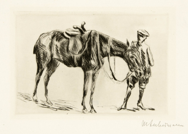 Max Liebermann : Damenreitpferd. - Damenreitpferd. - ..., 1912 