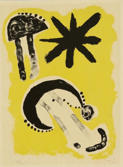 Joan Miró : Astrologie III, 1953 bzw. 1960 