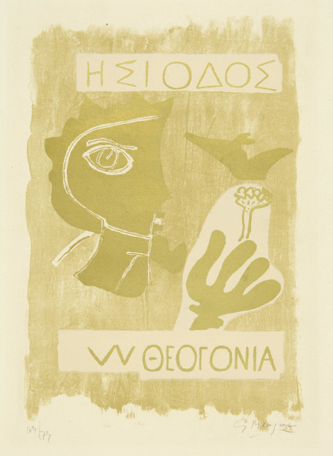 Georges Braque : Théogonie III, 1954 