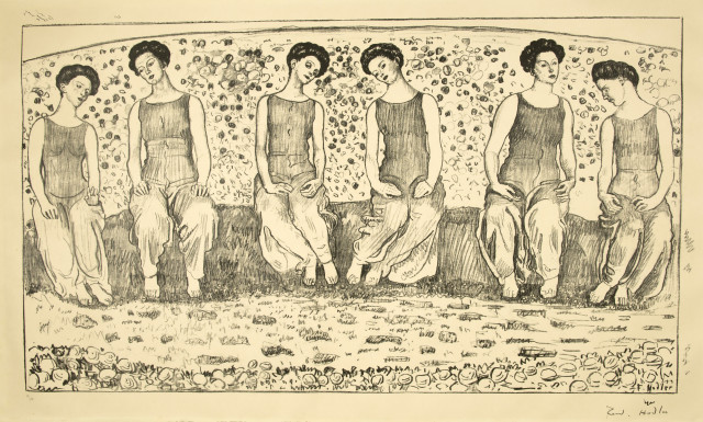 Ferdinand Hodler : Die Heilige Stunde mit sechs Figuren, 1911 