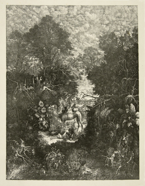 Rodolphe Bresdin : Le Bon Samaritain, 1861 resp. 1868 