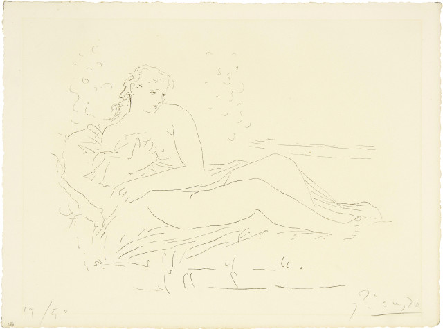 Pablo Picasso : Femme couchée, 1923 