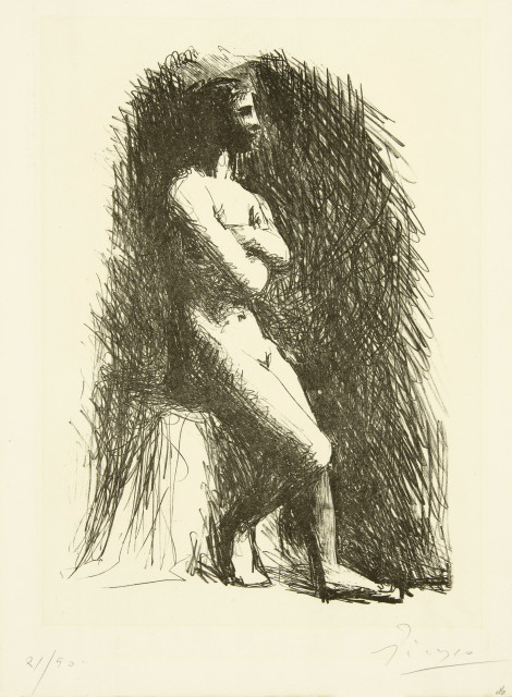 Pablo Picasso  : Femme assise , 1923 