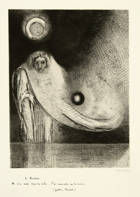 Odilon Redon  : Le Buddha , 1895 