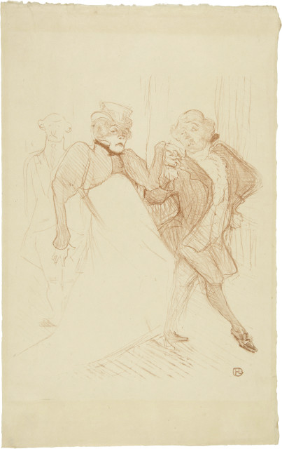 Henri de Toulouse-Lautrec : Réjane et Galipaux, dans 'Madame Sans-Gêne'..., 1893 