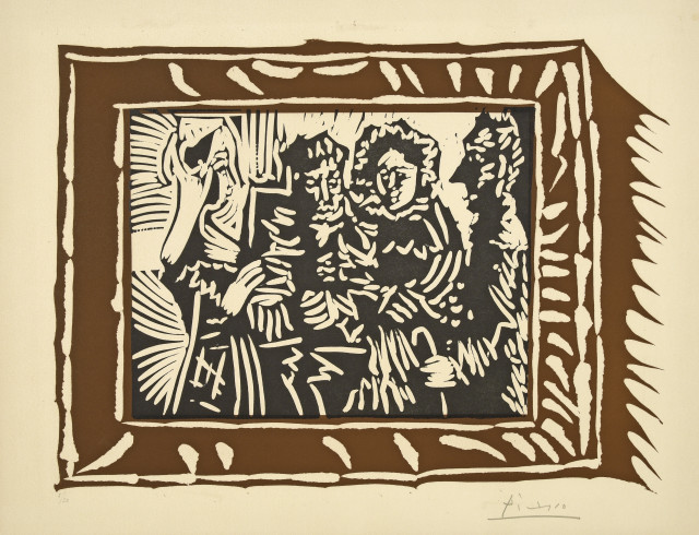Pablo Picasso  : Portrait de famille ingresque. IV , 1962 