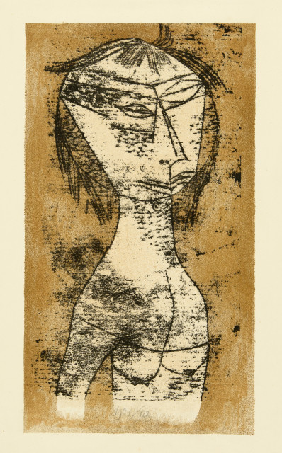 Paul Klee : Die Heilige vom innern Licht,  1921. Werknummer 1921.122 