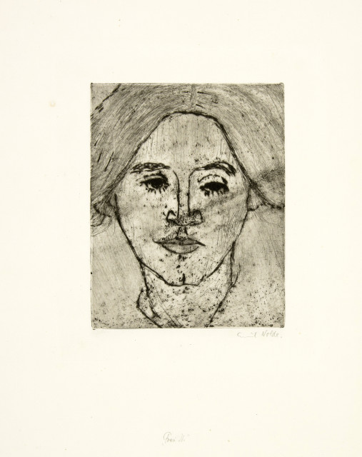Emil Nolde : Frau N. (Frau Ada Nolde), 1911 