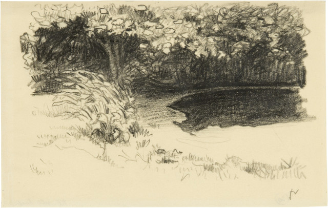 Félix Vallotton  : La mare, Honfleur , 1909 