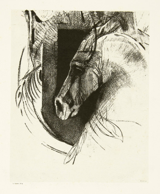 Odilon Redon : Le Coursier, 1894 