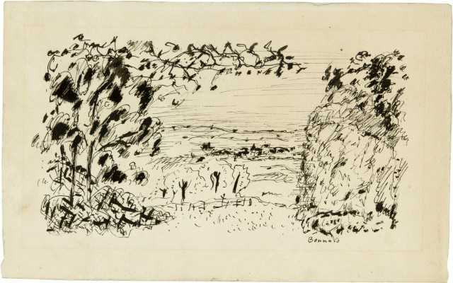 Pierre Bonnard : Paysage, Um 1919 