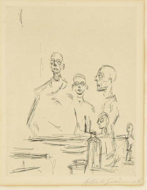 Alberto Giacometti : Sculptures dans l'atelier V, 1964 