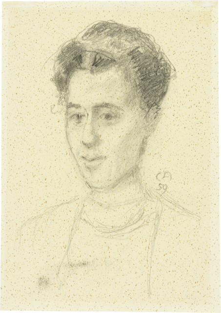 Cuno Amiet : Damenportrait, 1959 