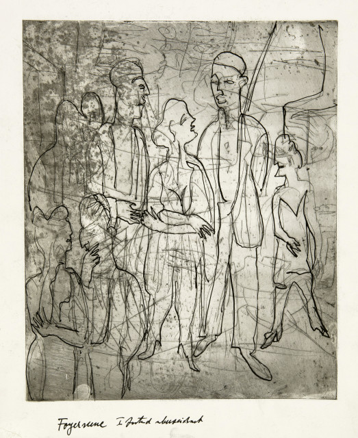 Ernst Ludwig Kirchner : Foyerszene, 1927 