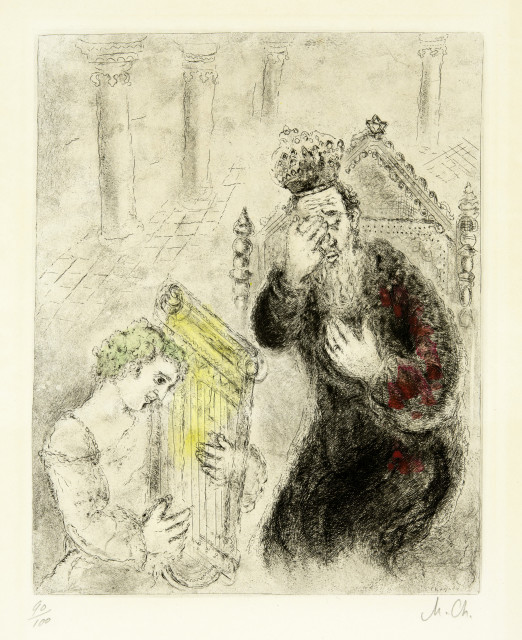 Marc Chagall : Saül et David, 1958 