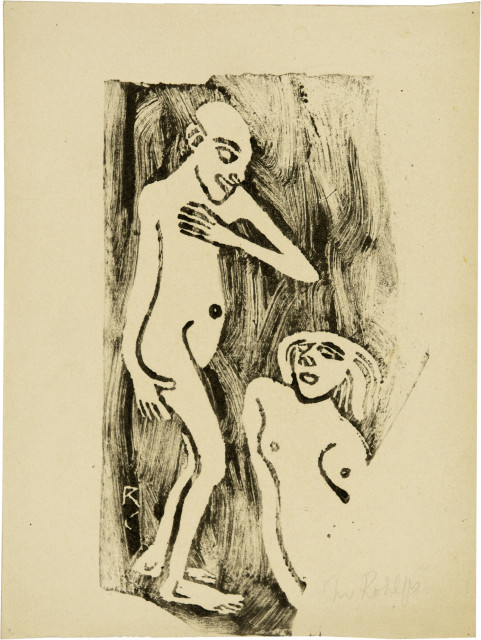 Christian Rohlfs : Verliebt, Um 1912 