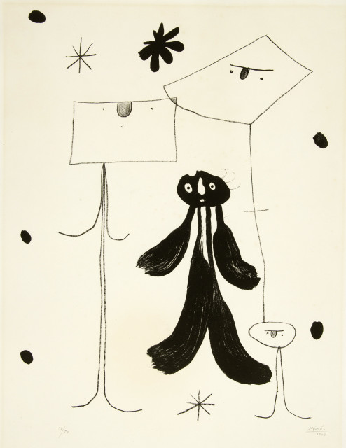 Joan Miró : Les Hommes, 1948 