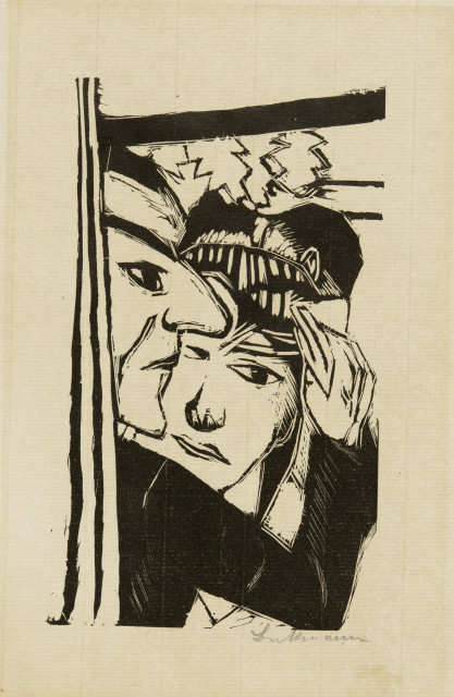 Max Beckmann : Tanzendes Paar, 1922 
