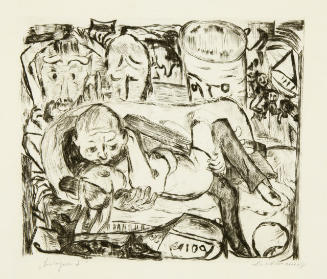 Max Beckmann : Liebespaar II, 1918 