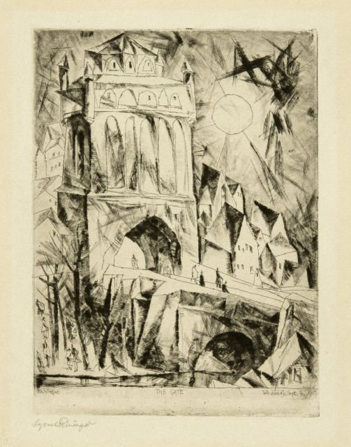 Lyonel Feininger : The Gate (Das Tor), 1912 
