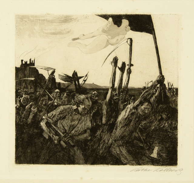 Käthe Kollwitz : Aufruhr, Vor Frühsommer 1899 