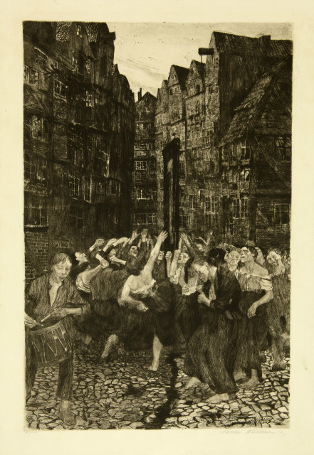 Käthe Kollwitz : Die Carmagnole, Vor Mitte März 1901 