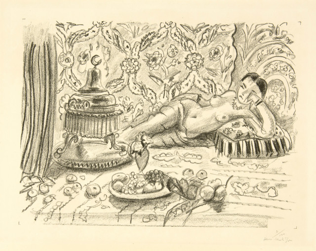 Henri Matisse  : Odalisque, brasero et coupe de fruits , 1929 