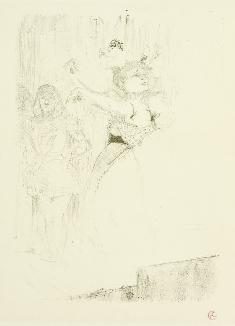 Henri de Toulouse-Lautrec  : Lender dansant le pas du boléro, dans  ..., 1895 