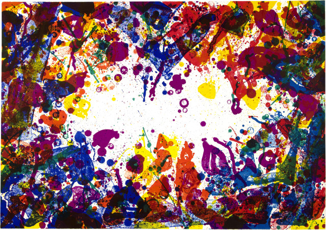 Sam Francis : The East is Red, 1970 