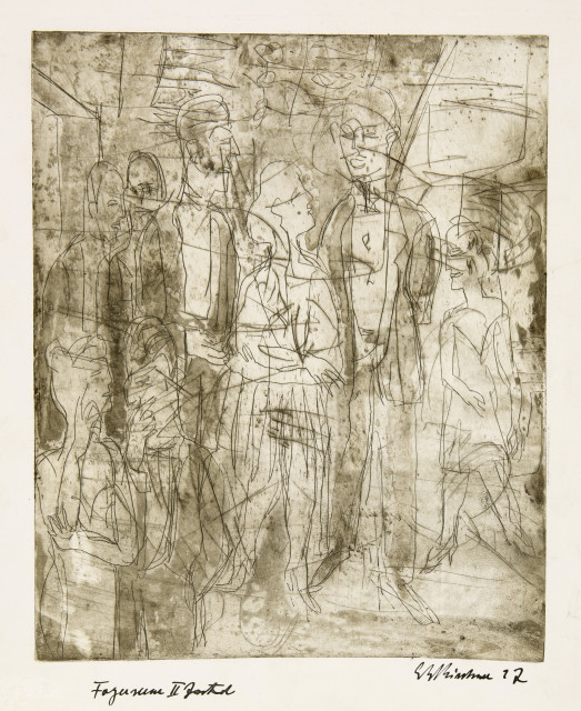 Ernst Ludwig Kirchner : Foyerszene, 1927 