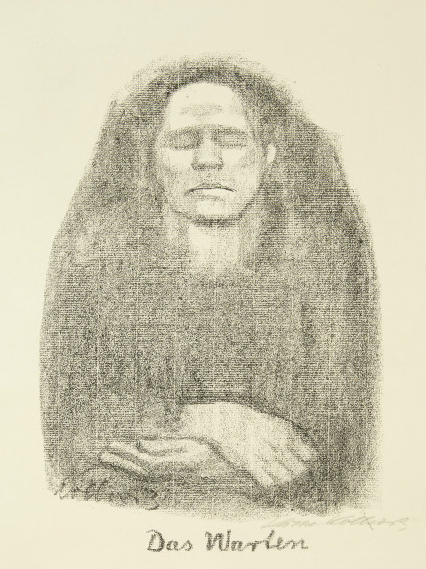 Käthe Kollwitz : Das Warten (Das Bangen), 1914 