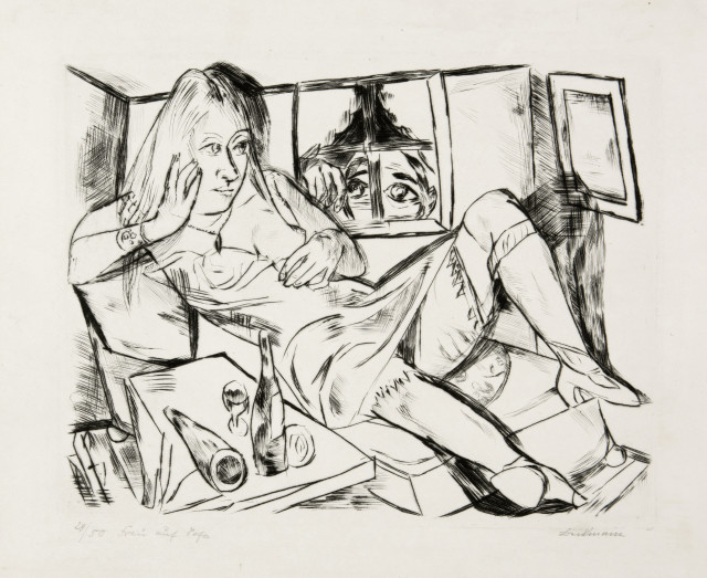 Max Beckmann : Frau in der Nacht, 1920 