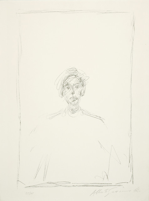 Alberto Giacometti : Tête de jeune homme, 1964 