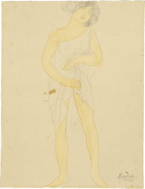 Auguste Rodin : Femme debout en chemise - Psyché, Um 1900 