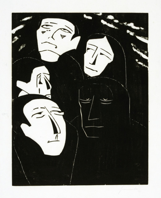 Walter Gramatté : Lauscher, 1920 