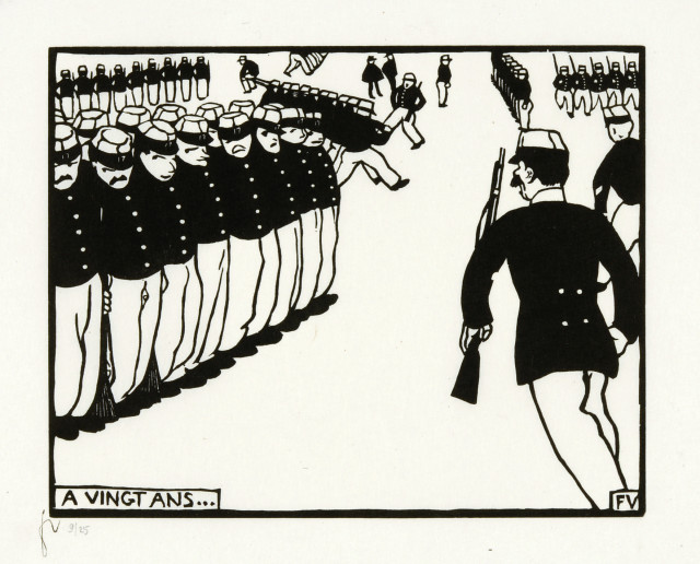 Félix Vallotton : Les Nécrophores. - L'Assassinat. - À vingt ..., 1892-1894 