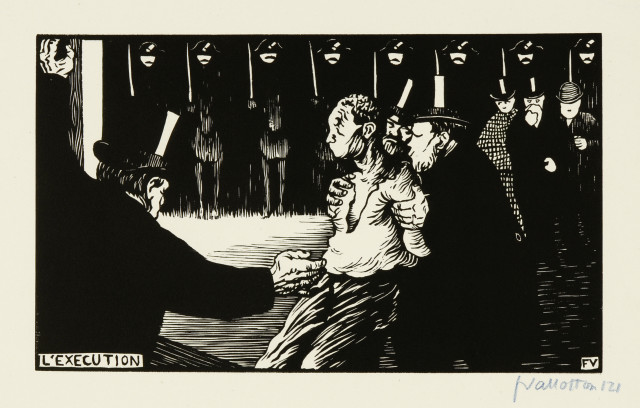 Félix Vallotton  : L'Exécution , 1894 