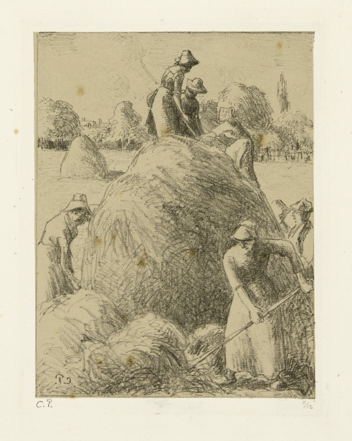 Camille Pissarro : Faneuses d'Éragny, Um 1896 