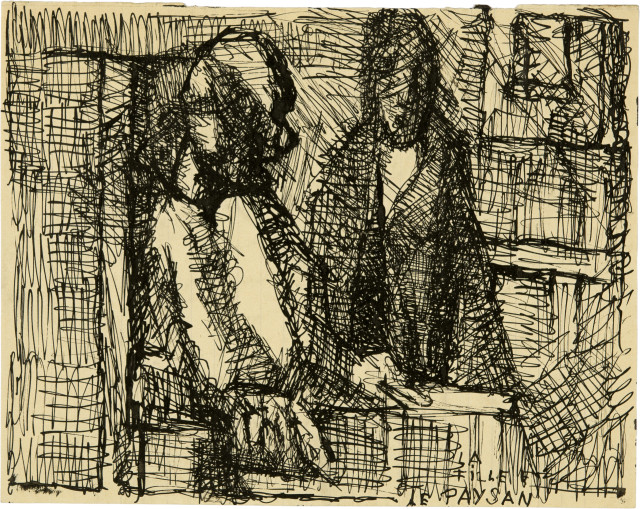 Louis Soutter : La Fille et le paysan, 1923-1930 
